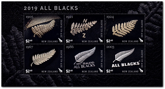 2019 All Blacks Silver Fern Emblem